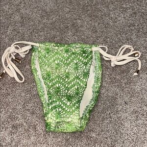 SUNDIA green crochet bikini bottom NWT